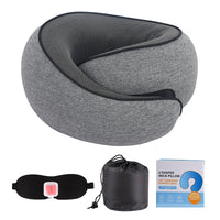 Dark Gray U-shaped Pillow Set